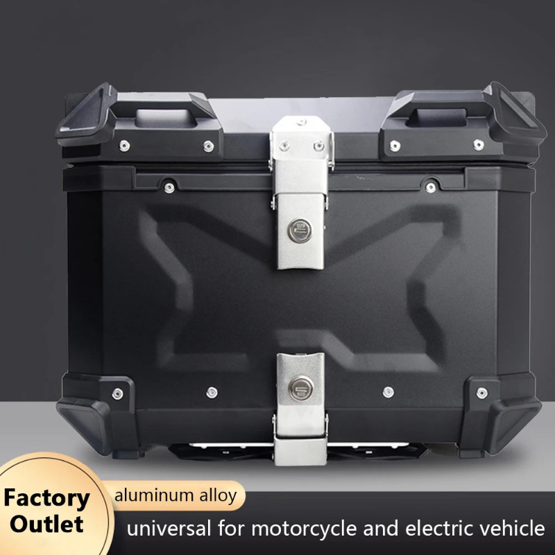 45L 55L 65L 80L 100L Aluminum Motorcycle Box Moto Top Case Rear Storage Luggage Trunk For BMW R1200