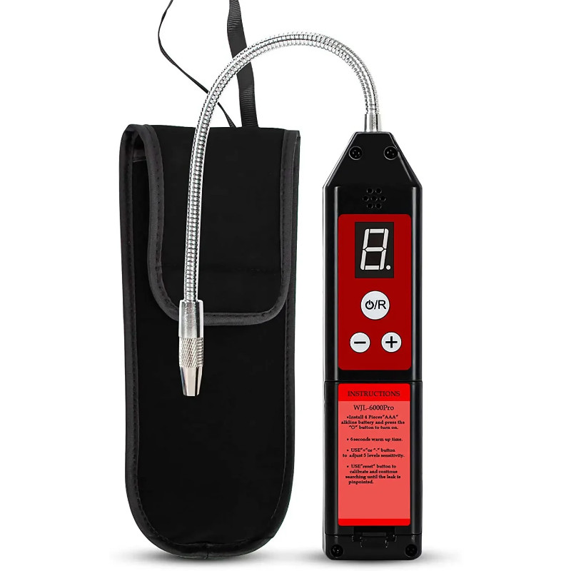 Halogen Leak Detector Air Conditioning Refrigerant Leak Detector R22a R134a CFC HFC HCFC Freon Gas