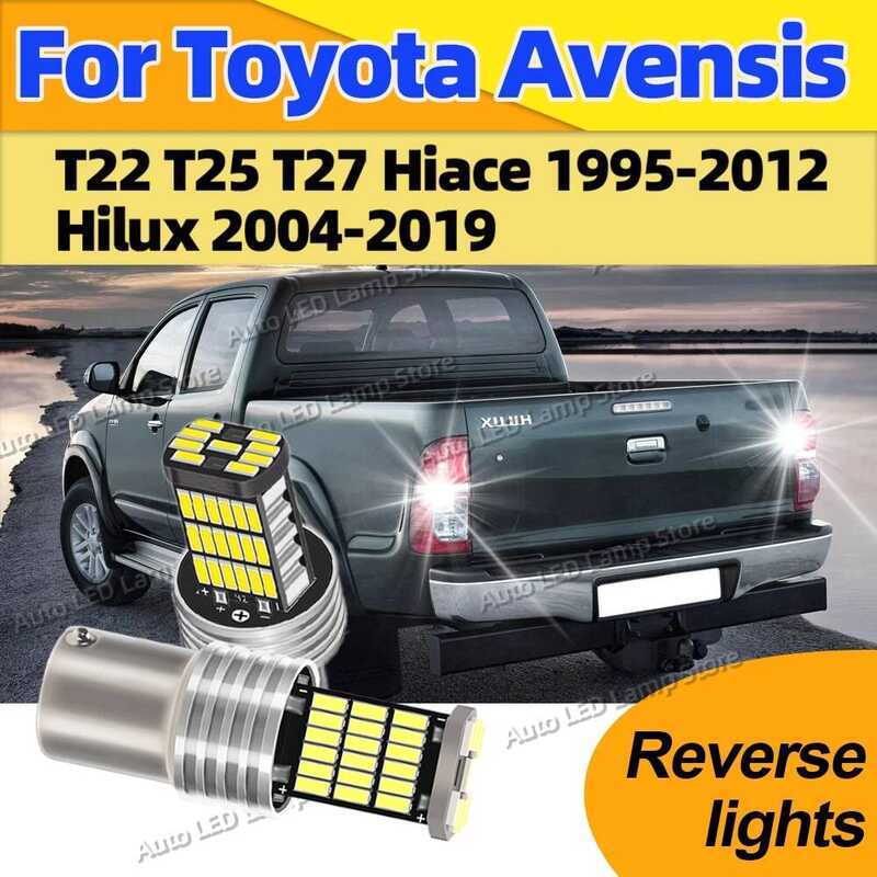 C Caus LED Reverse Light Car Backup Blubs 1156 6000K Ba15s Lamp For Toyota Avensis T22 T25 T27 Hiac