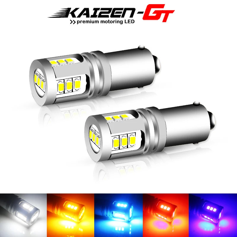 2PCS Canbus H21W BAY9S BAX9S BA9S LED Bulbs For Car Reverse Lights,Parking Lights,License Plate Lig