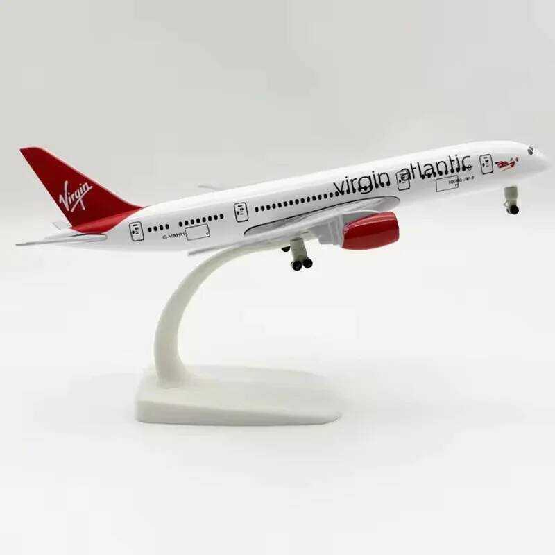 C B787 Virgin Model 20Cm Model Plane British 787 Aires Metal Aircraft W Wheels Toy For Boys Hobbyis