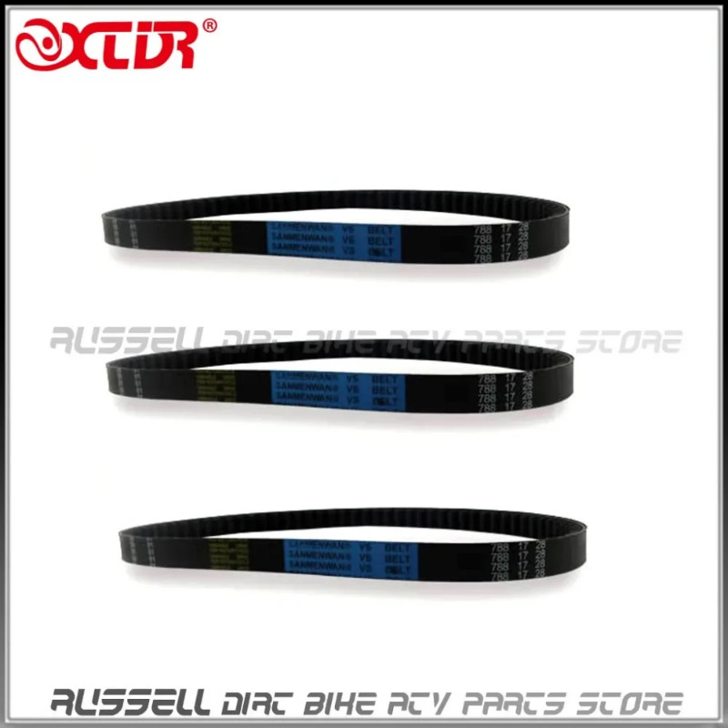 X3 SCOOTER DRIVE BELT 788 17 28 For Gas Scooter Moped Minarelli Parts QJ50qt-2 JOG90  stroke engine