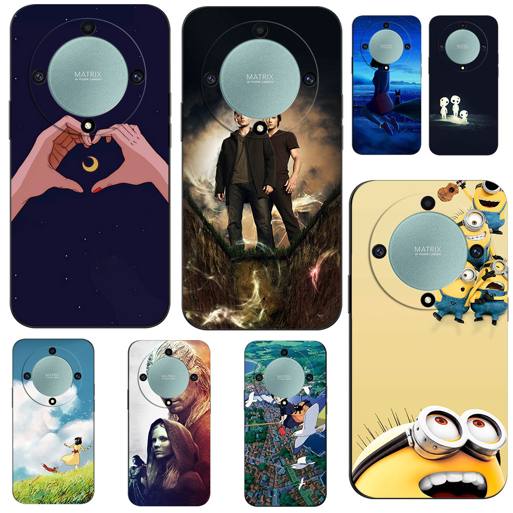 สําหรับ Honor X9B กรณีซิลิคอนโทรศัพท์ปกหลังซิลิคอนสีดํา tpu กันกระแทกภาพยนตร์ Game of Thrones อะนิเม