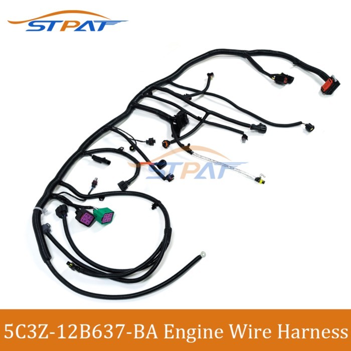 STPAT 5C3Z-12B637-BA Engine Wire Harness 6.0L Diesel Compatible with 2005 2006 2007 Ford Super Duty