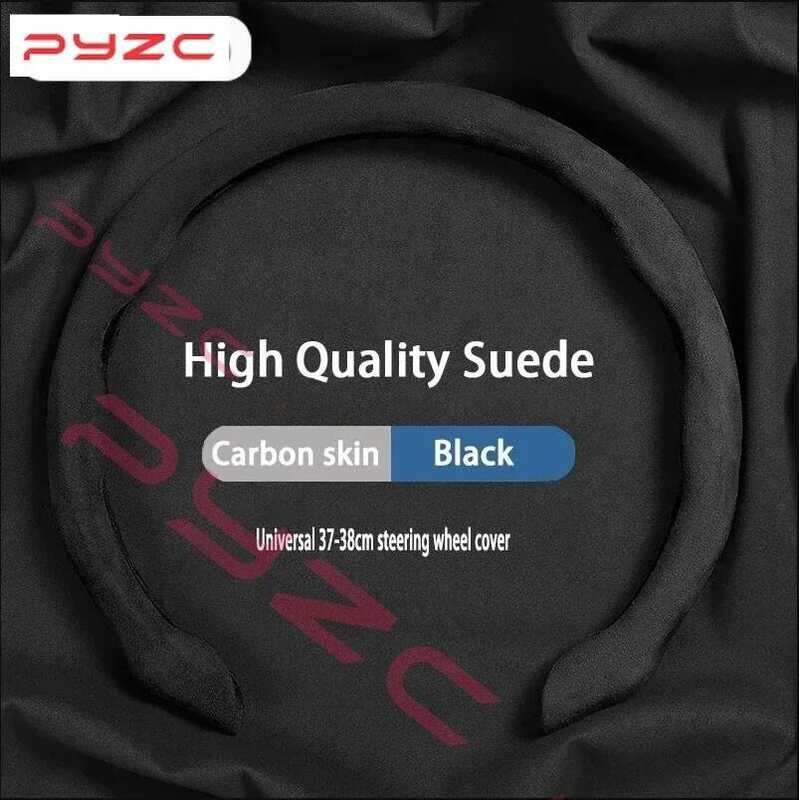 ▥ Car Suede Steering Wheel Cover Sweat-Absorbin For Audi Q3 8U Q5 Q7 Q8 TT A1 8X A3 8V V8 8L 8Y