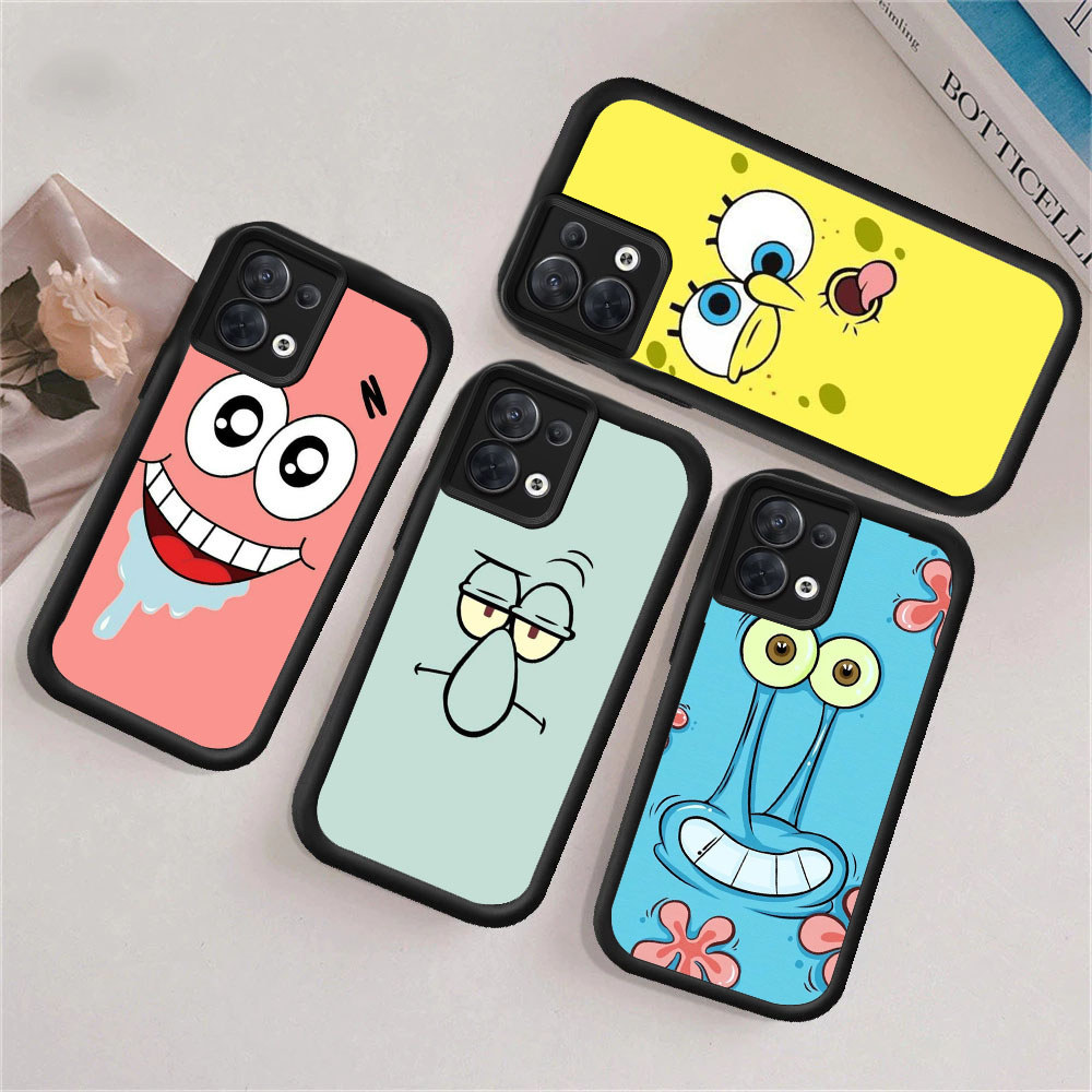 VK26 SpongeBobปลอกสําหรับเคสซิลิโคนอ่อนนุ่มRealme Narzo 10 P1 12 6i C17 N65 C3 20A 10A 70 Pro Plus 5