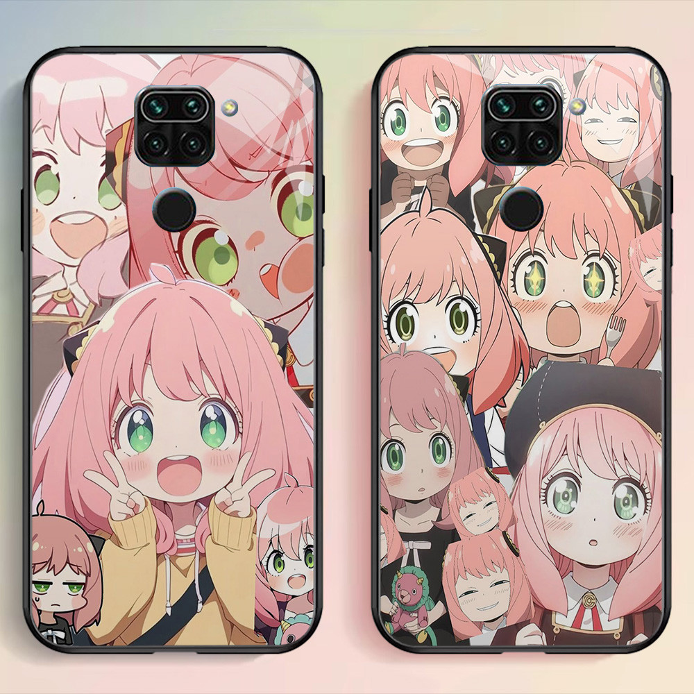 G-2 Spy x Family HD Glass Casing สําหรับ Redmi Note 8 9S 9 8A Pro Max Case
