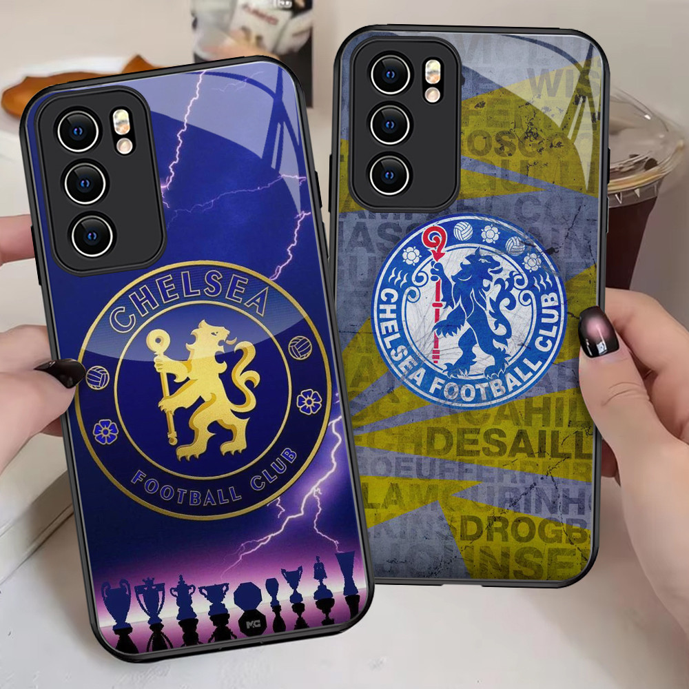 G-49 CFC ฟุตบอล fc HD แก้วสําหรับ OPPO A16S A74 A72 A52 A94 A54S A95 A92 A16 Reno 5F กรณี
