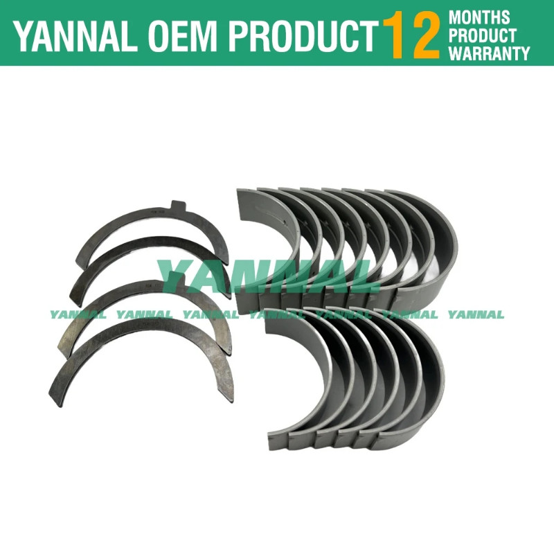 3D84-2 3D88E 3D84 3D88 3TN84L crankshaft conrod bearing set for Komatsu engine