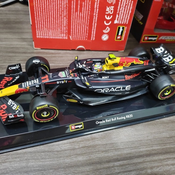 Bimeigao 1/24 Red Bull F1 RB20 จําลองรถรุ่นตกแต่งของขวัญโรงงานเดิม Racing รุ่น