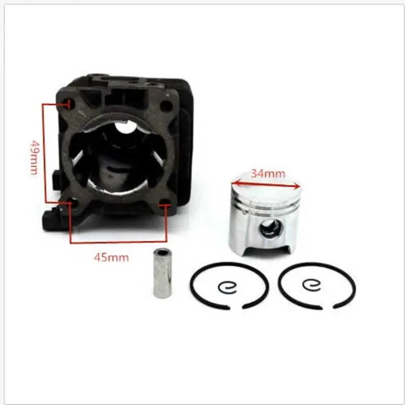 brush cutter grass trimmer cylinder set dia 34mm repalcement fit for stihl FS38 FS45 FS55 FS40 FS50