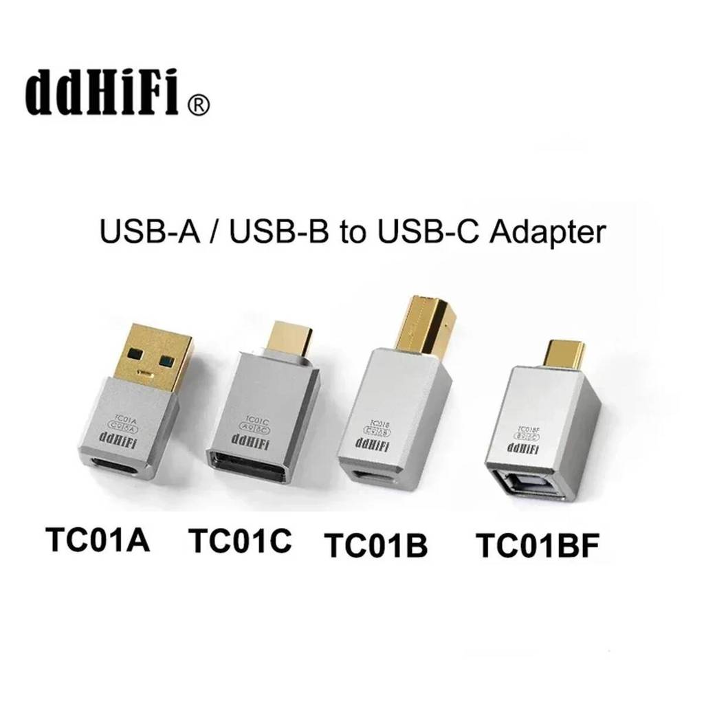 DD ddHiFi TC01A TC01C TC01B TC01BF HiFi คุณภาพ USB-A ถึง USB-C อะแดปเตอร์แปลงใช้งานร่วมกับโทรศัพท์ P
