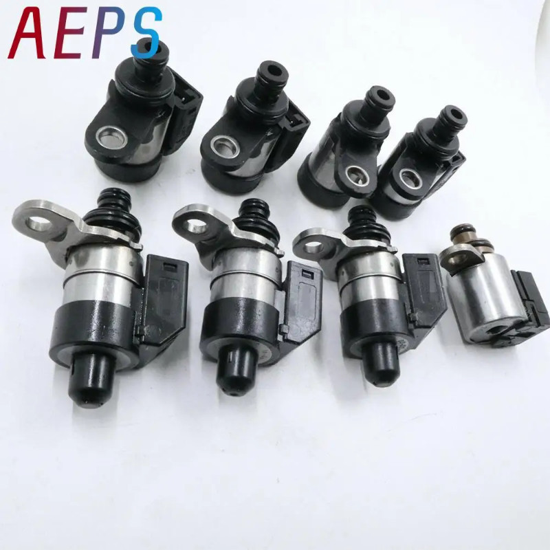 8Pcs RE5R05A 5EAT 31705-AA430 Transmission Solenoid Valve For Nissan Infiniti Hyundai Subaru 31705A