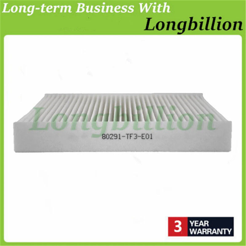 Auto Carbon Fiber Cabin Air Filter for Honda CR-Z Civic HR-V Insight Acura 80292-TF0-G01 80291-T5R-