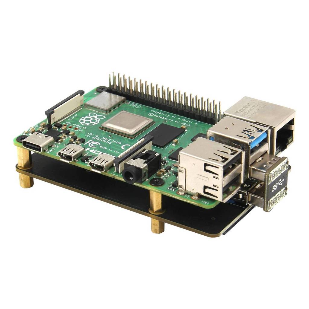 Geekworm X872 V2.0 M.2 NVMe Key-M SSD บอร์ดขยายสําหรับ Raspberry Pi 4