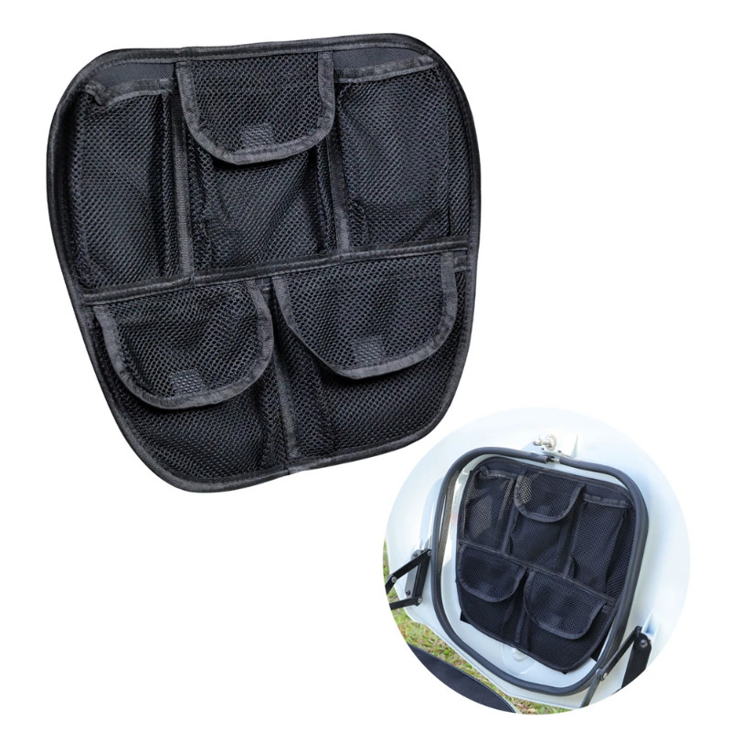 Front Trunk Lid/Side Organizer for Can Am Spyder F3 F3S F3T F3L 2015-2024 Black Removable 3/5 Mesh