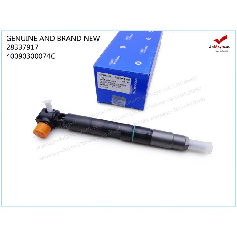 GENUINE AND BRAND NEW COMMON RAIL FUEL INJECTOR 28337917, 40090300074C FOR DOOSAN T4 G2D24   2.2L E
