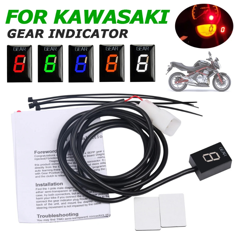 Motorcycle Speed Display Meter Gear Indicator For Kawasaki ER-6N ER6N ER-6F Ninja 650R Versys 650 V