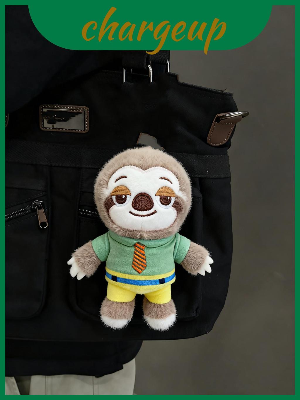 น่ารัก Zootopia Judy Nick Sloth และ Benjamin พวงกุญแจตุ๊กตาสําหรับตกแต่งกระเป๋าเป้สะพายหลัง