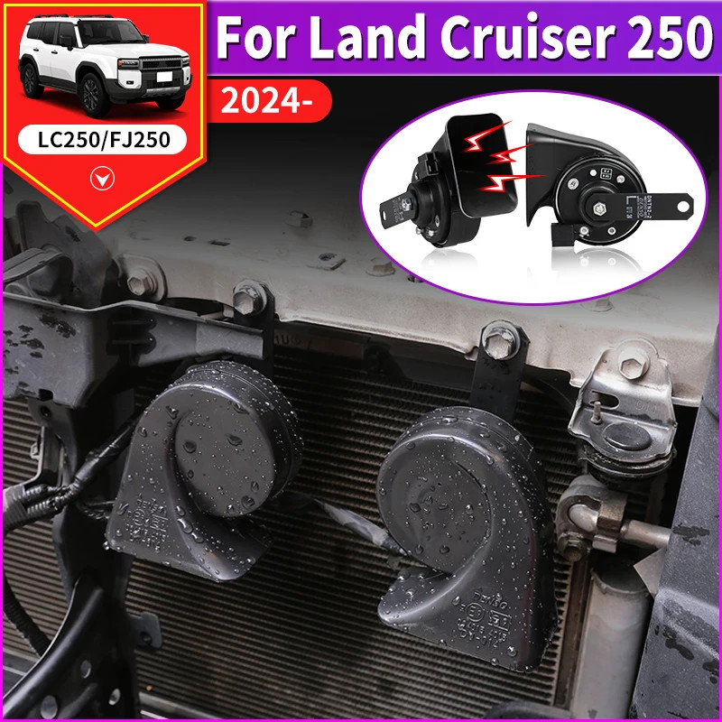 For 2024 Toyota Land Cruiser 250 Snail Horn Tweeter Prado LC250 FJ250 Exterior Upgrade Modification
