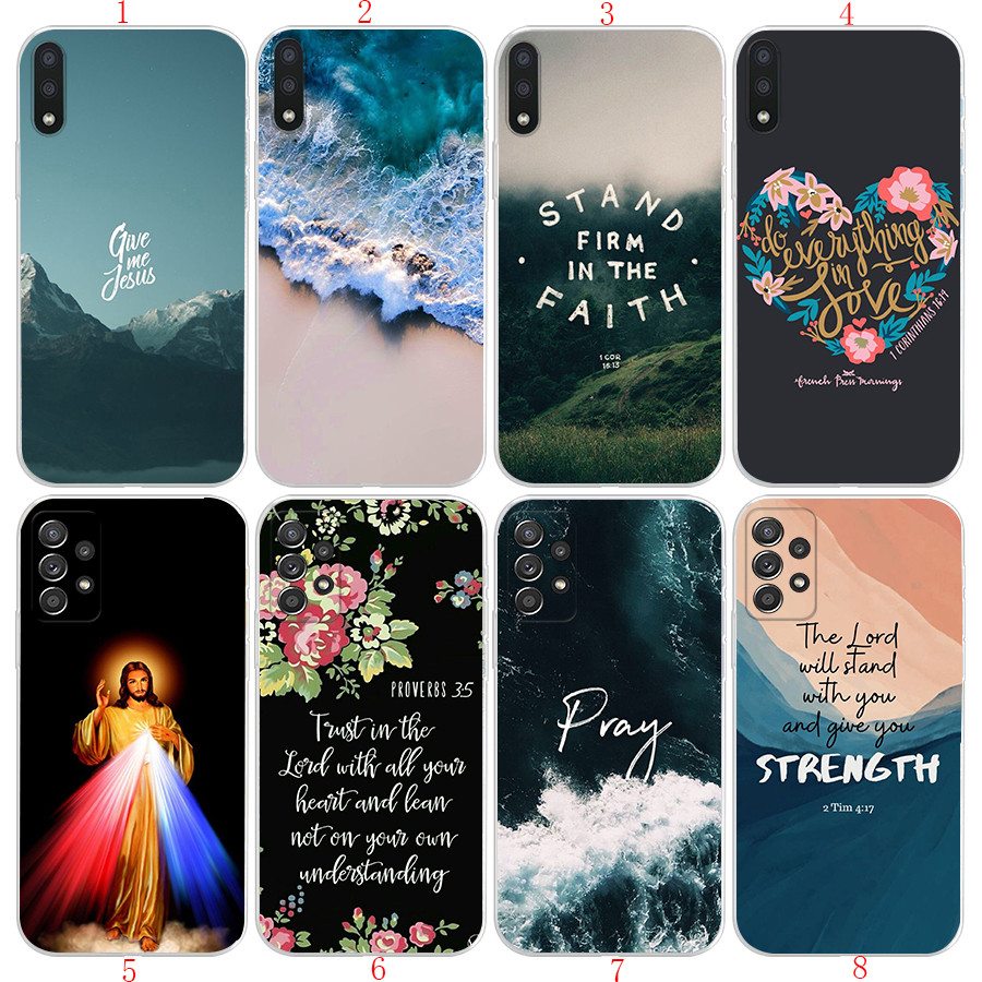 Huawei Nova 2i 3i 5t P20 Pro P30 Lite P30 Pro D8 Bible verse Jesus Soft เคสโทรศัพท์โปร่งใส