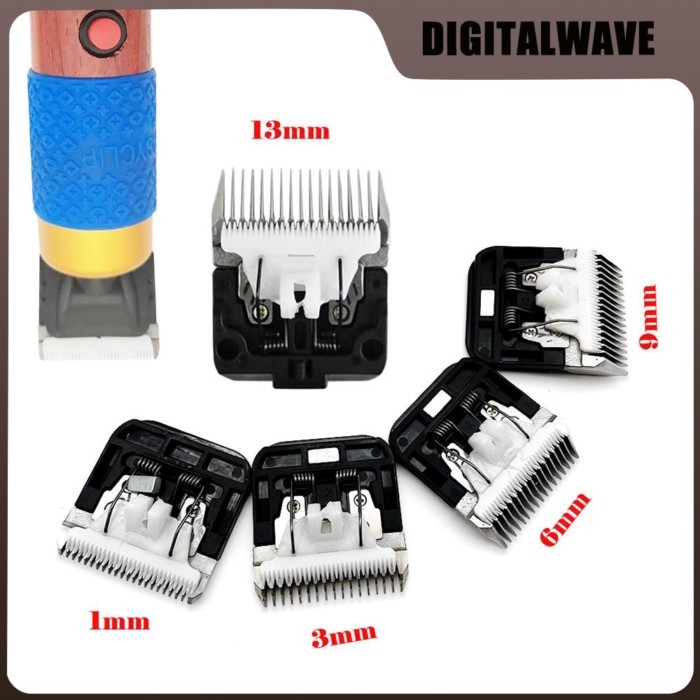 1Pc Original Pet Clipper Blade 3/6/9/13mm Ceramic Cutter Head For AOBO VS888 MDB22 Cat Grooming Dog