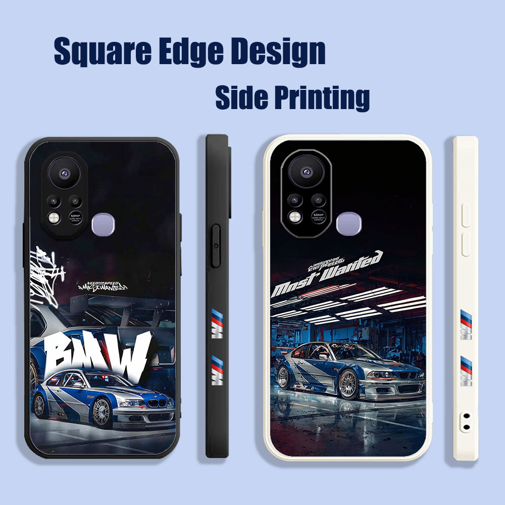 ปลอกสําหรับ iPhone 6 Plus 11 Pro 12 14 13 Pro Max 8 Plus Se Bmw M4 Gt4 SZA21 เคสโทรศัพท์ขอบสี่เหลี่ย