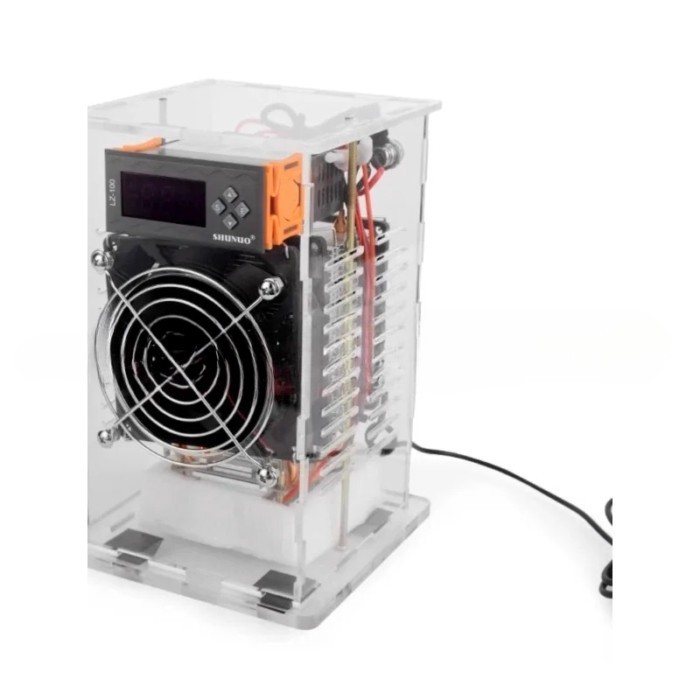 DIY Fish Tank Chiller Mini Household Fish Tank Water Cooling Suitable for Seawater Aquarium Cooling