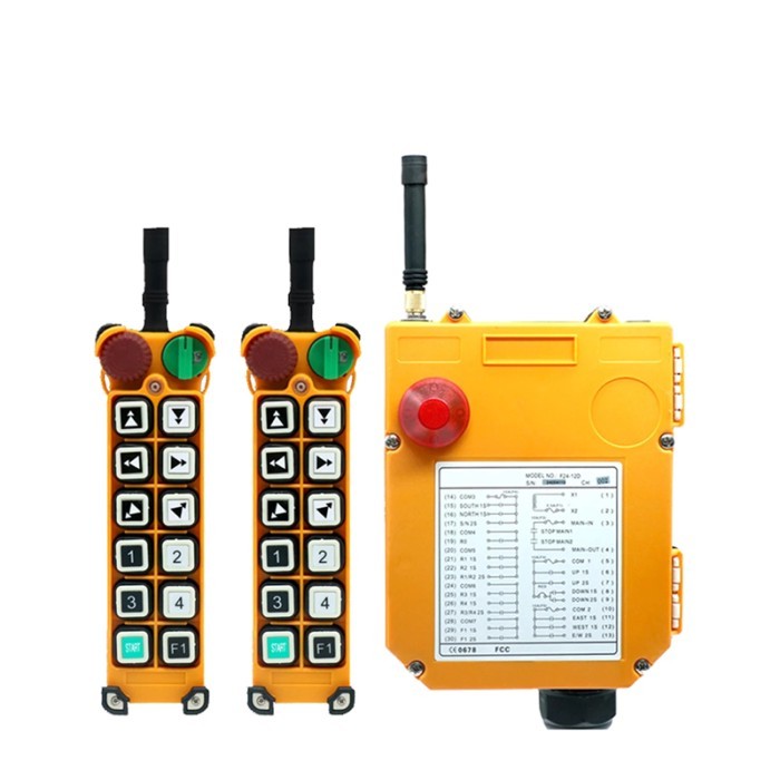 Single/Dual speed F24-12S F24-12D driving crane industrial wireless remote control industrial 12 ch