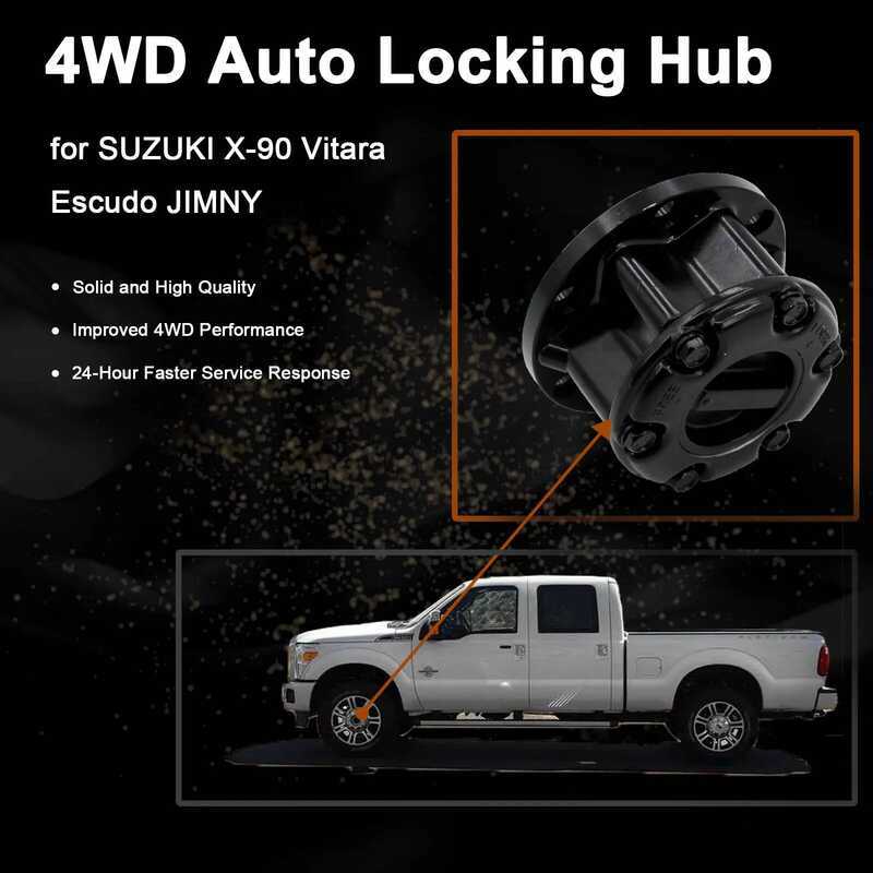 ▥ 1 ชิ้น X สำหรับ SUZUKI X-90 Vitara Escudo 89-01 JIMNY Sj410413 Samurai Sierra ดุมล็อคล้อฟรี B