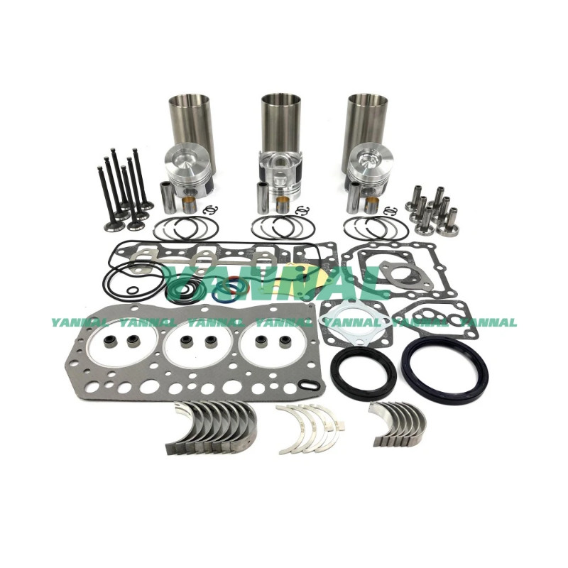 Overhaul Rebuild Kit  for Yanmar 3T75 3T75HA Engine YM220D  Tractor