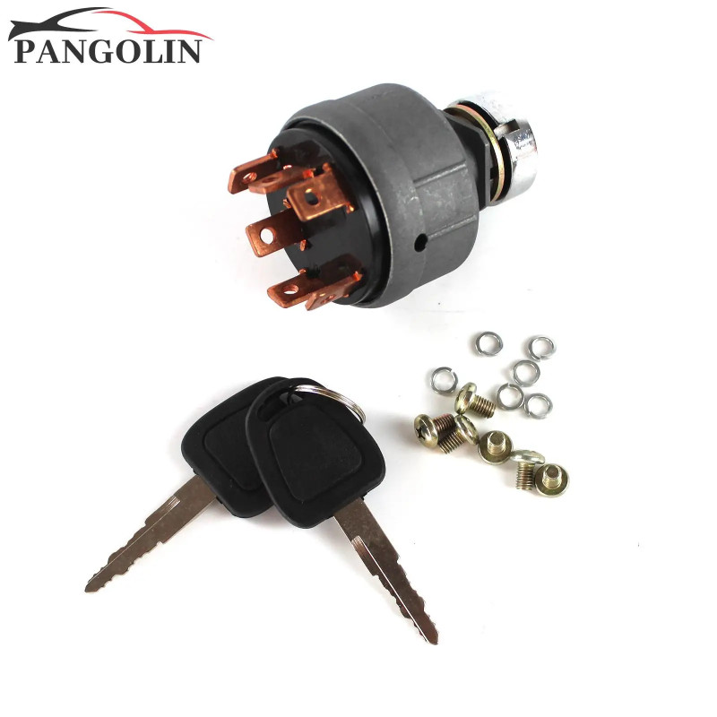 549-00110A Starter Ignition Switch w/2 Keys for Daewoo Doosan S55 DH55-5 DH60-7 DH80-7 DH130-5 DH15