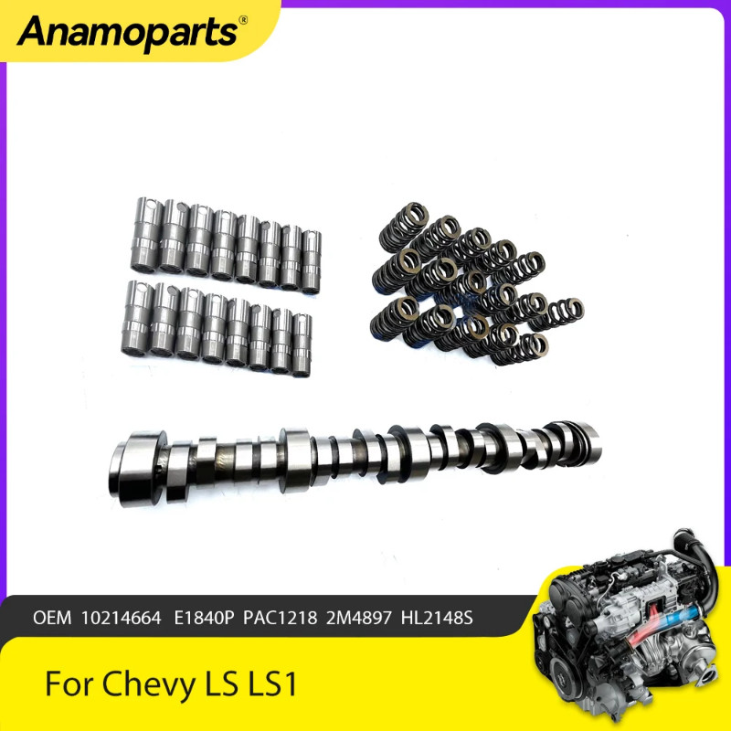 Engine Parts Camshaft Kit E1840P Sloppy Mechanics Stage 2 Cam Lifters Spring Fit For Chevy LS LS1 5
