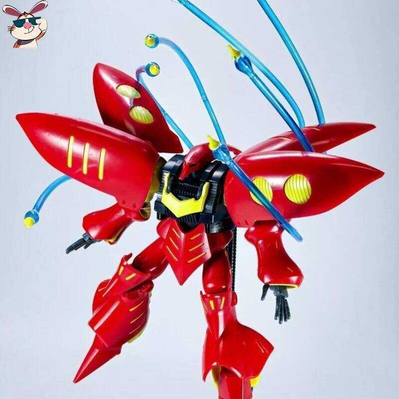 C S Newborn Qubeley Red Web Lid Ple Two2 Hg 1/144 Mech Assembly Model Kit Action Figures Decorative