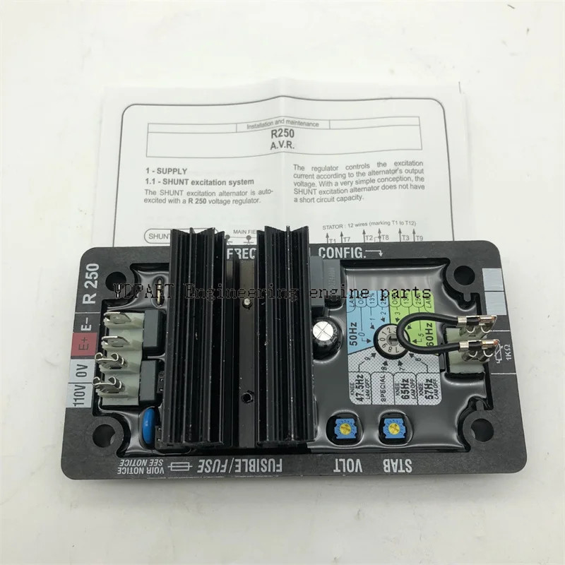 1Pc AVR Automatic Voltage Regulator R250 Replace For FG Wilson