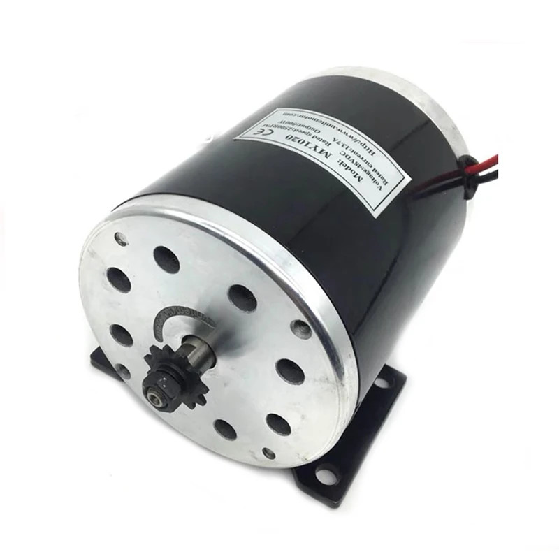500W24V36V48V permanent magnet DC high speed brushed MY1020 scooter electric motorcycle motor