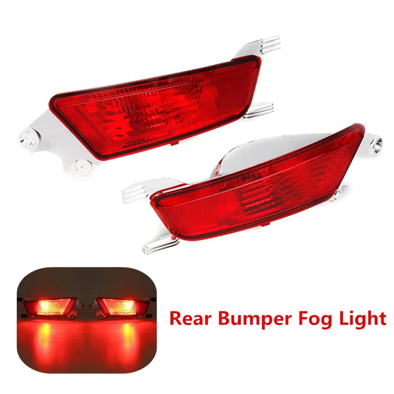 Car Rear Bumper Fog Lights Lamp w/ Bulb L+R For Range Rover Evoque 2011-2018 RRL962-AM-R, RRL962-AM