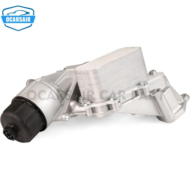 68525212AA Aluminum Oil Cooler W/Filter Housing Adapter For Jeep Grand Cherokee 2014-2019 3.0L V6 D