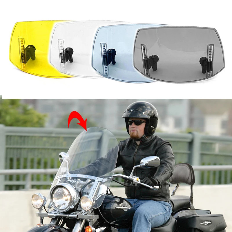 For Suzuki Boulevard C90T C50 C50T S40 S50 S83 Universal Motorcycle Windshield Extension Adjustable
