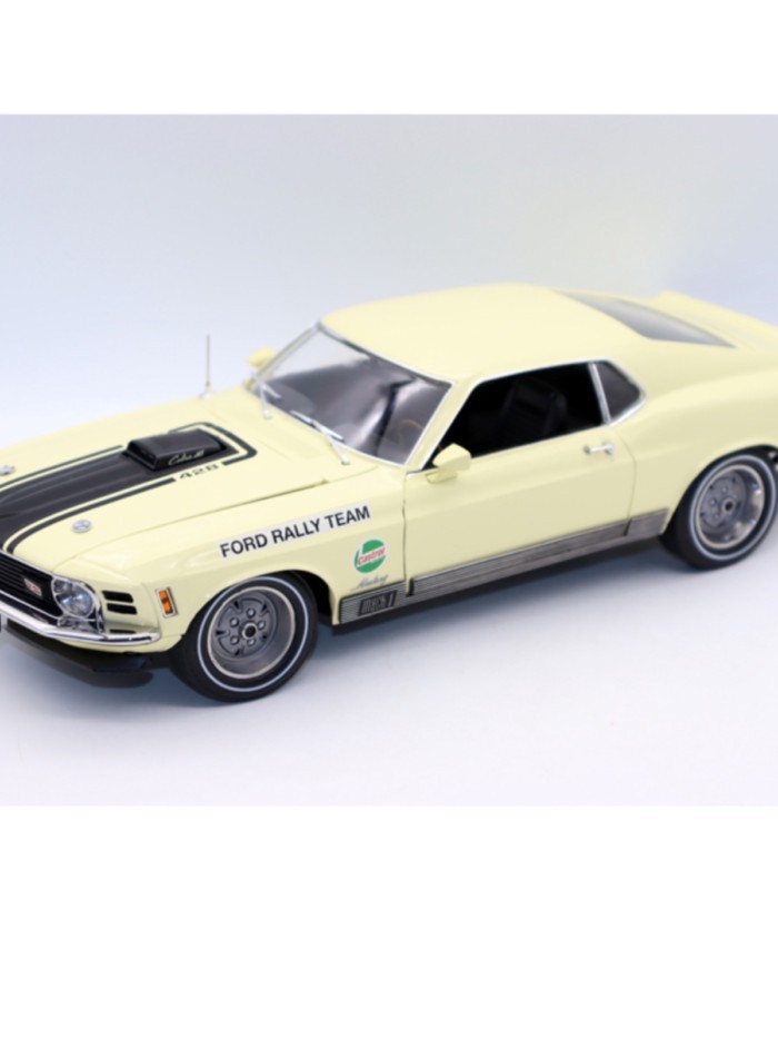 61 ถนน 1 18 Ford Mustang Mach 1 1970 Mustang Beauty Series Muscle Car Model Alloy Collection Out of 