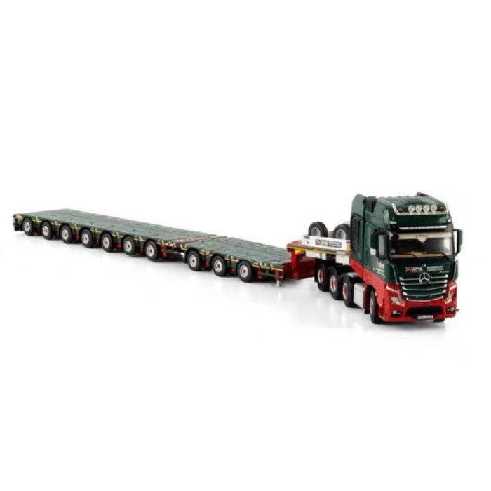 WSI 1: 50 MB MP5 8X4 Flatbed Trailer รุ่น KAHL SCHWERLAST 01-4414