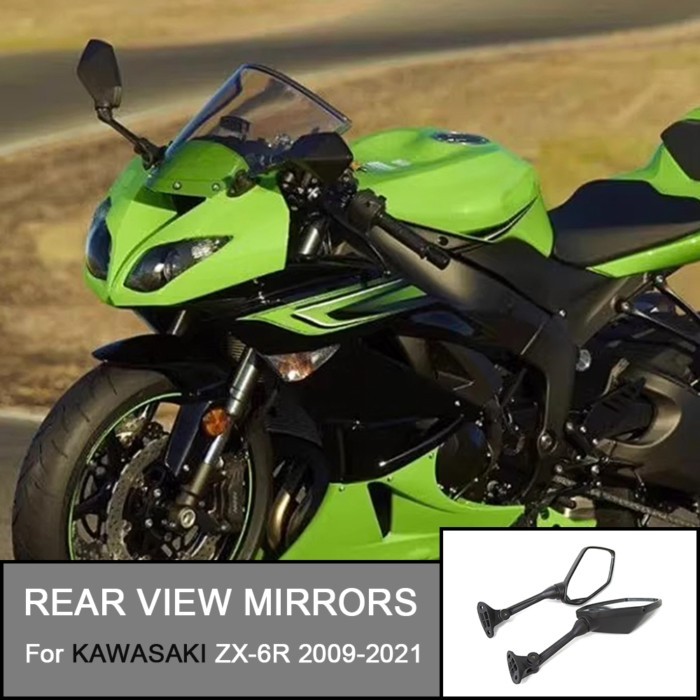 Motorcycle Mirrors Motorcycle Scooter Rear View Mirror For KAWASAKI ZX 6R ZX6R ZX-6R Zx 6r 2009-202