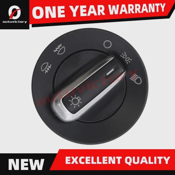 Headlight Control Switch 3BD941531 For VW Jetta Bora Golf MK4 Passat B5 Beetle T5 Polo 9N Sharan Lu