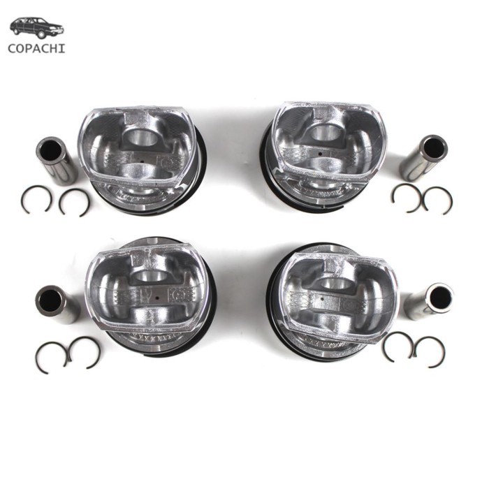 4pcs 11257566019 77mm Pistons&Ring Kit for MINI R55-R61 N14 N14B16C Engine TURBO Cooper Countryman