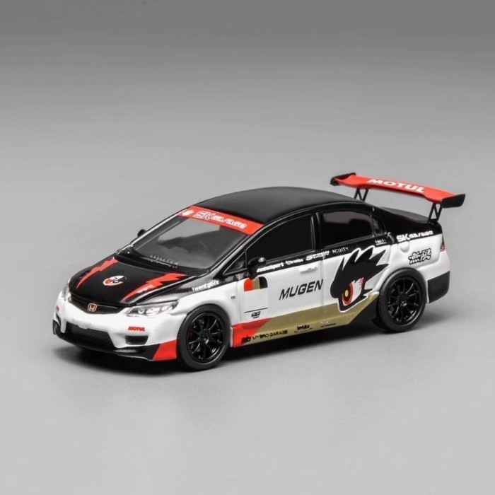 พร้อมสต็อก MH 1: 64 Honda Civic Civic Type R FD2 Unlimited Coating Alloy Car Model