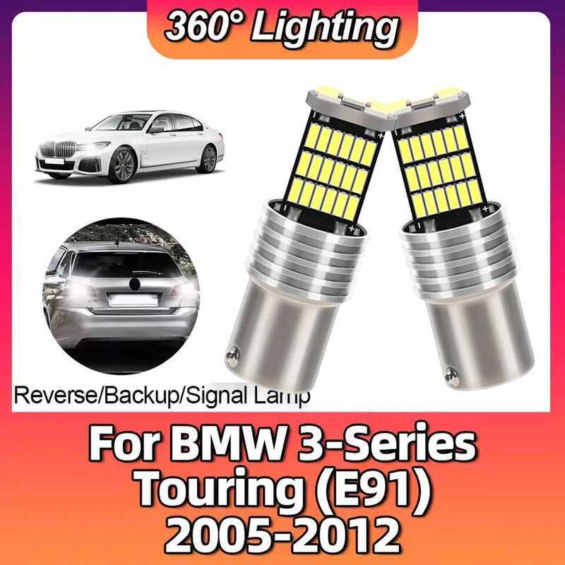 C 6000K Car 1156 P21w Ba15s Turn Signal Lights Stop Lamps For BMW 3-Series Touring E1 2005 2006 200
