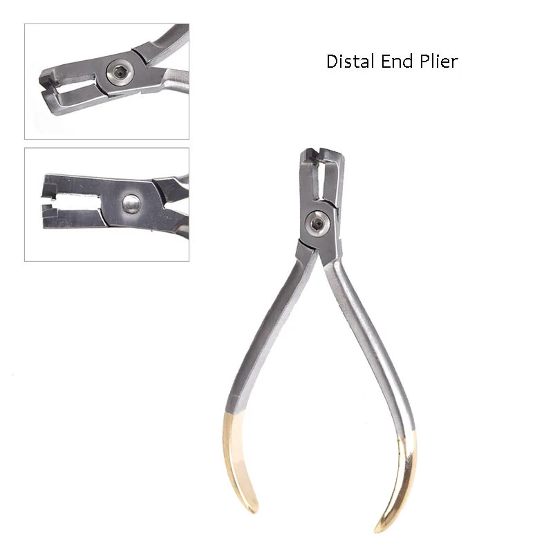 Dental Distal End Cutter Plier, Dentist Forceps Stainless Steel Wire Filament Cutter Orthodontic To