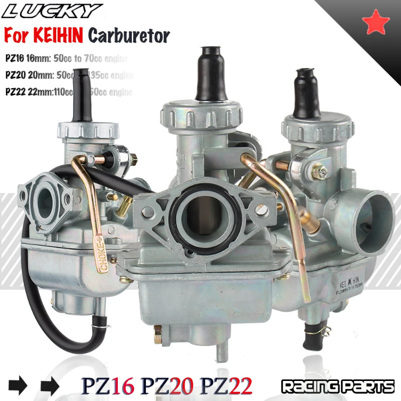 16mm 20mm 22mm PZ16 PZ20 PZ22 Carburetor Hand Choke Zinc Carb For Keihin 50cc 70cc 110cc 125cc 250c