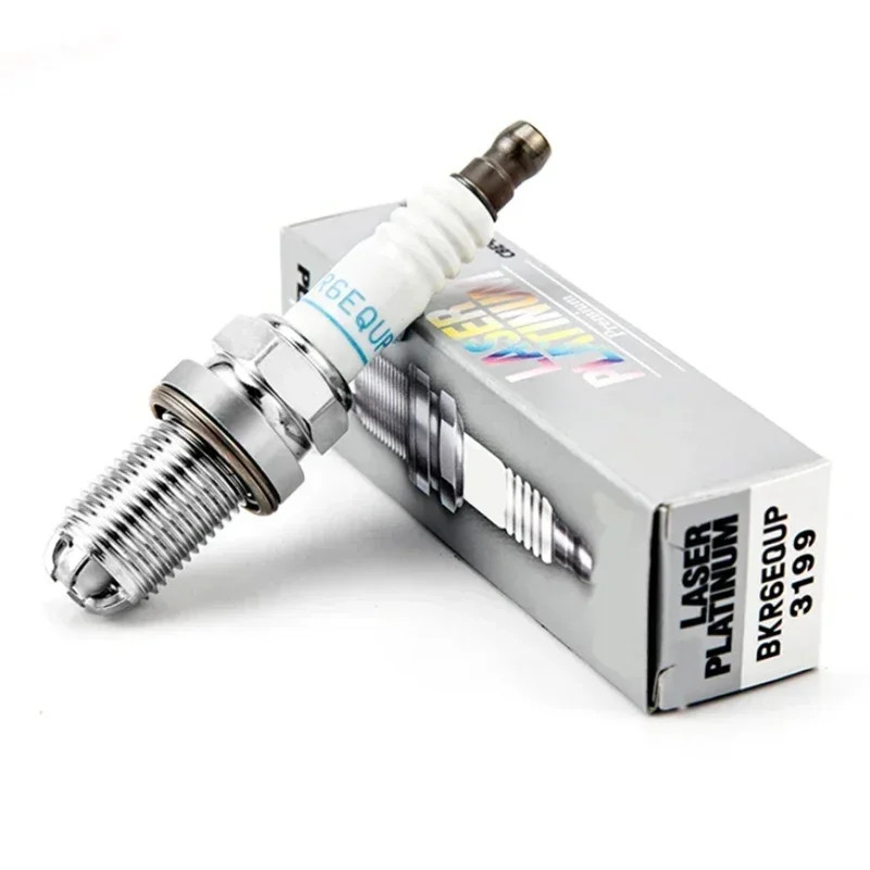 6PCS 3199 BKR6EQUP Spark Plug for BMW E39 E46 E60 E53 E66 320i 525i 540i X3 X5 MINI R50 R53 Audi