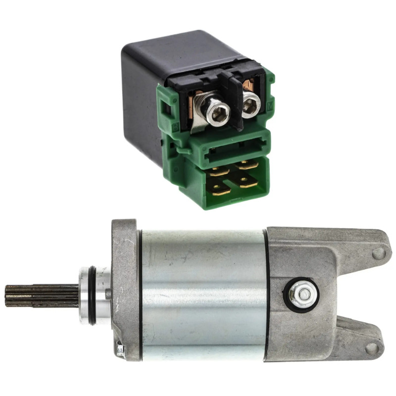 Starter Motor Solenoid Kit For 1993-2018 Honda XR650L 31200-MN9-013 35850-K28-911 35850-MT4-003 Mot